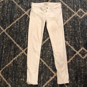 Hollister white jeans